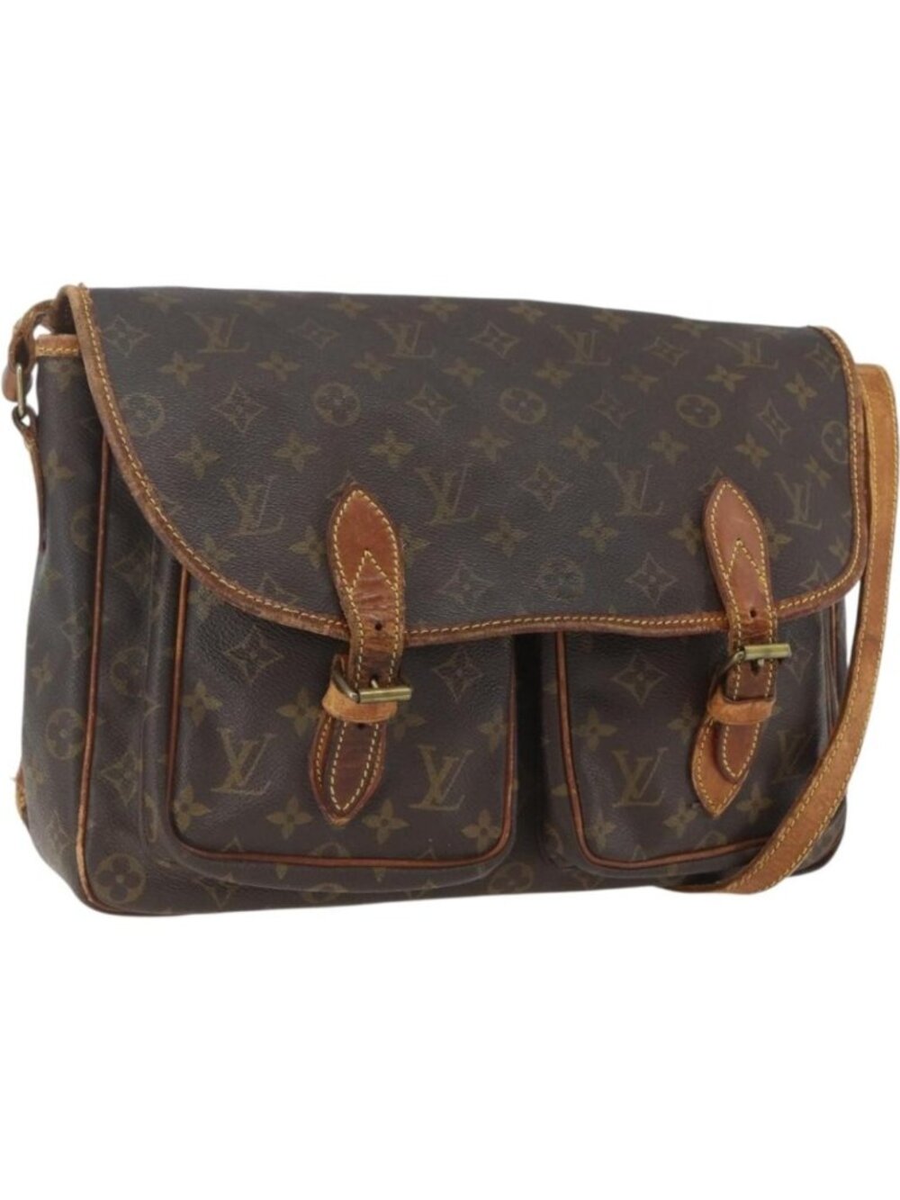 LOUIS VUITTON Monogram Sac Bazas Japon Shoulder Bag M99013 - Picture 1 of 16